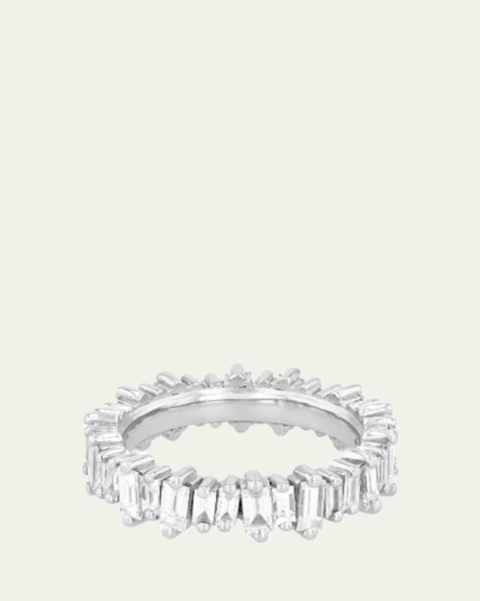 18K White Gold New Classic Eternity Band Ring